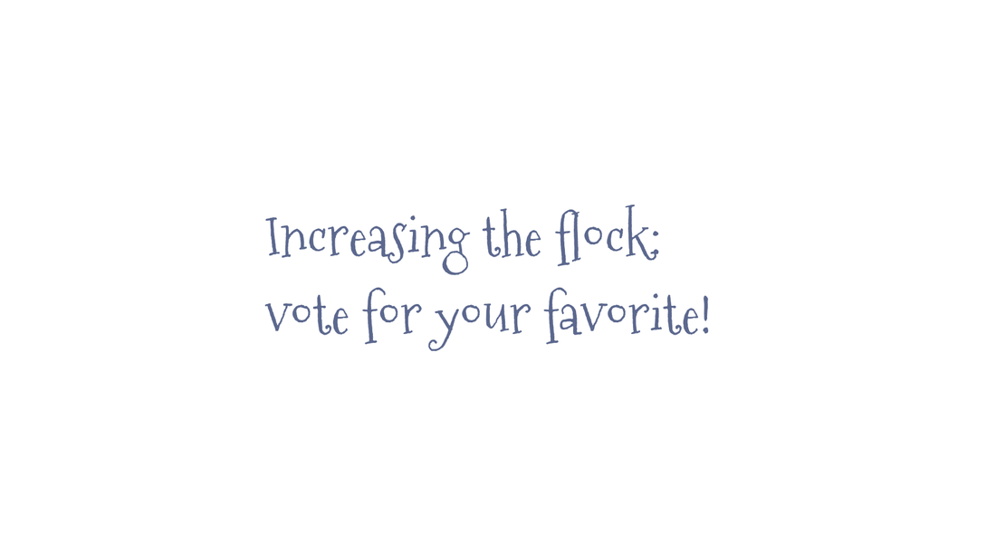 Increasing the flock: vote for your favorite! - randomcreativemoments